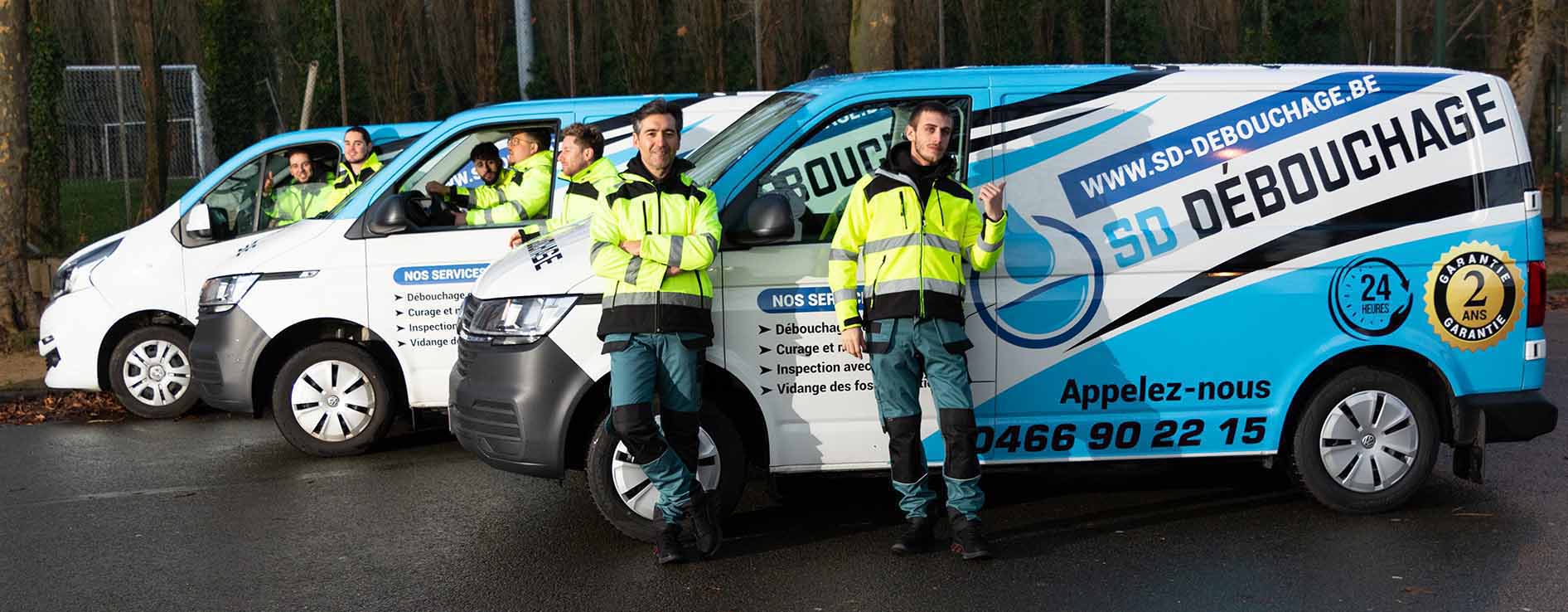 Zones d'intervention SD Débouchage